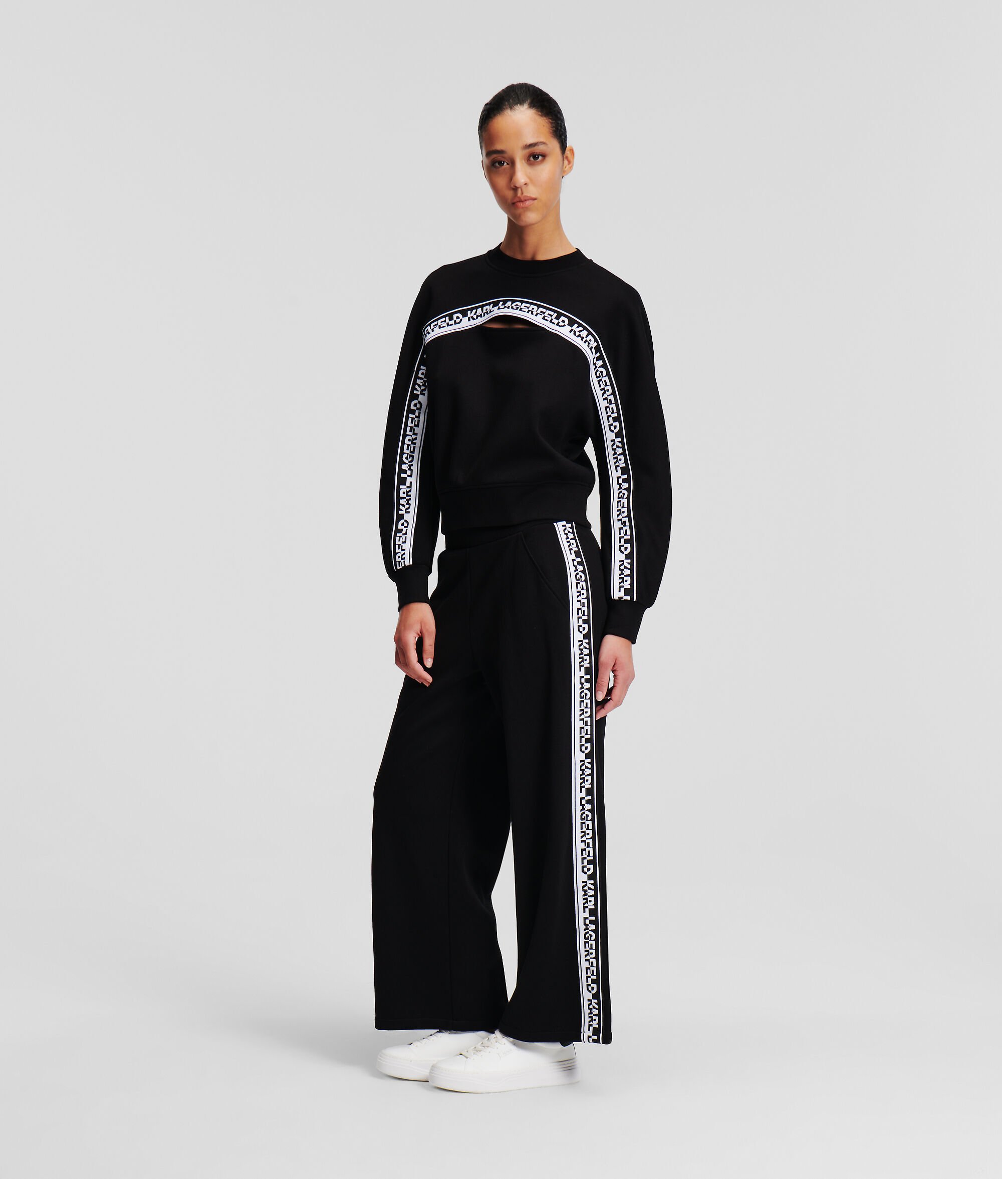 (image for) Precious Karl Logo Wide-Leg Culottes